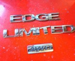 07 08 09 FORD EDGE LIMITED AWD REAR TRUNK CHROME EMBLEM BADGE  LOGO OEM ... - $19.79