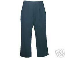 Style Options Ladies Stretch Cotton Side Zip Crop Pant BLACK 6 NWOT - $20.79