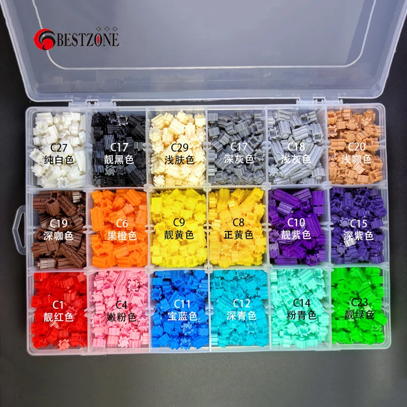 18 Color 2700 Pcs Box Packed 8*8mm Mini Diamond Building Blocks Micro DIY - £35.12 GBP