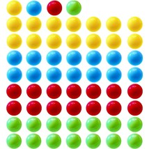 60Pcs Game Replacement Marbles Balls Compatible With Hungry Hungry Hippos - £11.98 GBP