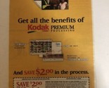 1999 Kodak Premium Coupon Vintage Print Ad Advertisement pa21 - $5.93