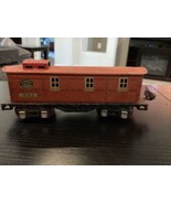 VINTAGE PRE WAR METAL LIONEL LINES #1682 O GAUGE RED CABOOSE - $131.94 MXN