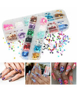 Nail Art Glitter Sequins Holographic Butterfly Flakes Nail Art Decoratio... - €10,39 EUR
