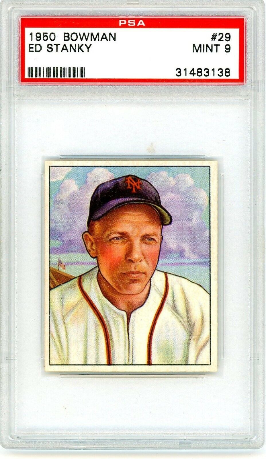 Primary image for 1950 Bowman Ed Stanky #29 PSA 9 P1260