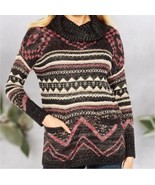 Lucky Brand cowl neck tunic sweater with pockets Women’s Size L Large - $36.28 CAD