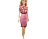 Barbie Fashionistas Doll with Long Blonde Hair &amp; Houndstooth Crop Top &amp; ... - $9.85