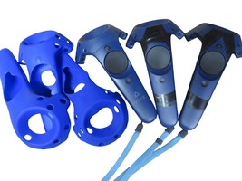 HTC Vive Pro 2 Controller Wands Lot of 3 - WORKING BUT DAMAGED! SEE DETA... - $59.35