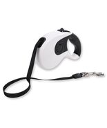Retractable Dog Leash 16ft Heavy Duty Reflective Nylon Tape White Grip - $261.13 MXN