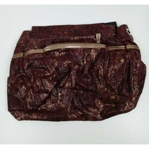 NWOT Miche Bag Pheobe Purple Fabric &amp; Faux Leather Large Handbag Shell Retired - £12.95 GBP
