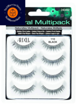Ardell Natural Multipack 110 Black, 4 Pairs x 1 Pack 4 Pair (Pack of 1), Black  - £15.05 GBP