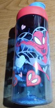 Marvel Comics Spiderman Flip-Top Drink Water Bottle 16.5 fl oz Child Zak Designs - £3.19 GBP