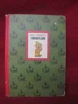 Vtg 1965 Walt Disney&#39;s Fantasyland Golden Press Hard Cover Illustrated Book - $24.74