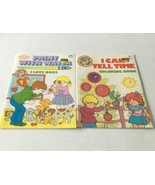 Vintage coloring book and paint with water book I love dogs I can tell t... - €16,90 EUR