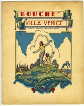 Albert BOUCHE Villa Venice 1936 La Vie Parisienne Program Miami Beach Florida - £193.11 GBP