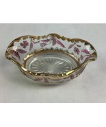EAPG US Glass Co Rose Stain Delaware Pattern Master Berry Oval Bowl 5 5/8” - €17,12 EUR
