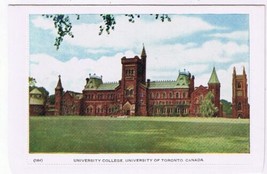 Postcard Folkard University College University Of Toronto Ontario - £2.31 GBP