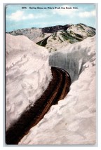 Spring Scene Pike&#39;s Peak Cog Road Colorado CO UNP DB Postcard S15 - £2.29 GBP