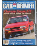 Car &amp; Driver Magazine February 1987 Chevrolet Beretta GT Corvette Shelby... - $11.99