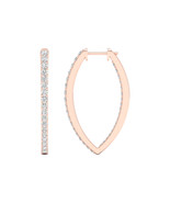 Authenticity Guarantee 
10K Rose Gold  1Ct TDW Inside Outside Diamond Ac... - $1,209.99