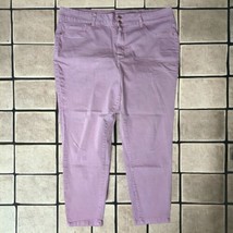 M Jeans by Maurices Womens 24W SHORT Rose Pink Stretch W 43&quot; x I 26.5&quot; - £9.50 GBP