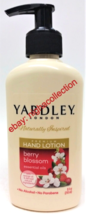 5 x Yardley London Premium Hand Lotion w/ Pump Berry Blossom 8.4 oz BRAND NEW - £38.69 GBP
