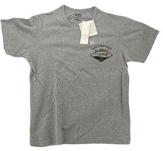 UNIGLO Shirt Mens Size iXL The Endless Summer Surf Tee-Graphic Slim Fit Grey - £15.81 GBP