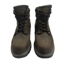New WOLVERINE Men&#39;s Floorhand 12M Waterproof Steel Toe Work Boot Brown W... - $123.75
