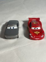 Disney Pixar Cars Lot Sterling &amp; Lightning McQueen 1:55 Diecast Model To... - £13.86 GBP