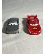 Disney Pixar Cars Lot Sterling &amp; Lightning McQueen 1:55 Diecast Model To... - £13.60 GBP