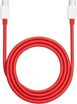 Genuine OnePlus Warp Charge Cable D307 (1m, Type-C, Up to 65W) - Red - £8.49 GBP