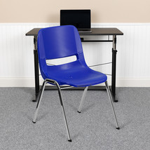 Navy Plastic Stack Chair RUT-18-NVY-CHR-GG - £81.83 GBP