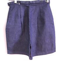 Retro 1950s vtg Carol Brent Shorts Women&#39;s High Waist  Side Zip 24 x 5&quot; ... - $34.60