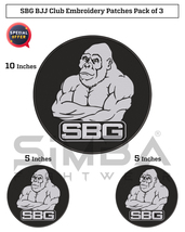 BJJ SBG Club Patches Custom Patches SBG Martial Arts Gi Embroidery Patch... - £24.45 GBP