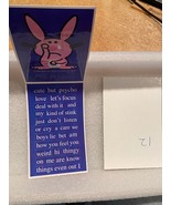 It&#39;s Happy Bunny Create Your Own Saying Stickers #12 0f 12 *NEW/Unused* BT1 - $246.89 MXN