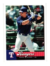 2007 Fleer #25 Hank Blalock Texas Rangers - £7.47 GBP