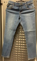 NWT CRAZY 8 Girls Size 8 Reg Denim SKINNY Jeans Pants Adjustable Waist C... - £8.59 GBP
