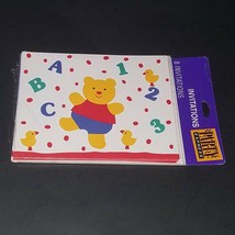 NEW Baby Shower Invitations (8 pack) Teddy Bear ABC 123 Party Express Unisex - £6.11 GBP