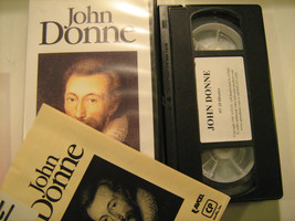 Vhs Tape John Donne 1987 Avcel [Y30e10] - £28.53 GBP