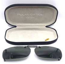Polar Optics Polarized Clip On Expandable Sunglasses With Clam Shell Hard Case - £16.43 GBP