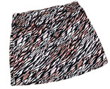 Tahari Skort Size Large Tennis Skirt Golf Black Pink Zebra Watercolor NWT - £18.39 GBP