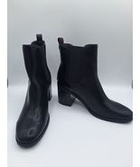 Tommy Hilfiger Women's Brae Pull On Boot Size 11 Black 3.5" Stacked Heel... - $48.01