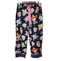 Nick &amp; Nora Medium Sleepwear Day of the Dead Skulls Pajama Lounge Pants - £21.79 GBP