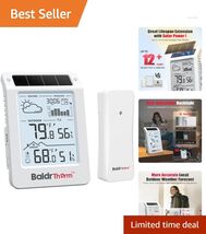 Modern Digital Weather Station - Dual-Zone Monitor with Trend Visualization - $49.45