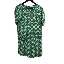 Boden Green Short Sleeve Patterned Dress Size 8 New - £30.10 GBP