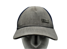 Titleist Trucker Hat Mesh &amp; Snapback 5 Panel Golf Logo Gray  5 Panel - $13.74