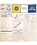 1970s General Electric TBF-16S Refrigerator Use &amp; Care Manual No Frost D... - $19.99
