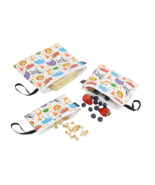 HIBALA FASHIONABLE REUSABLE SNACK SANDWICH BAGS SET OF 3 COLORFUL ANIMAL... - $12.14 CAD