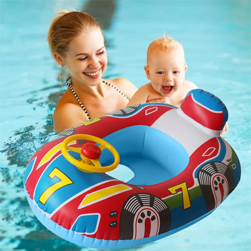 Inflatable Float Seat Baby Swimming Circle Toddler Swimming Ring Kid Chi... - $12.33+