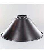 Black 8&quot; Steel Cone Lamp Shade w/ 2-1/4&quot; Neck - $467.04 MXN