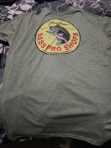 Bass Pro Shops Shirt Mens 3X Gray Logo Graphic Tee Outdoor Fishing - $24.70
